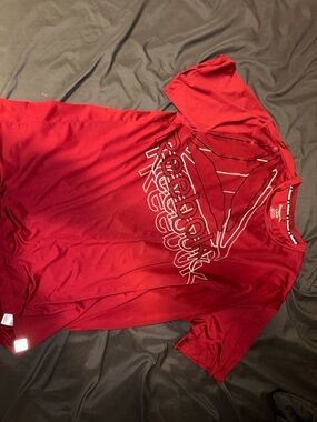Reebok Red Graphic Performance Tee